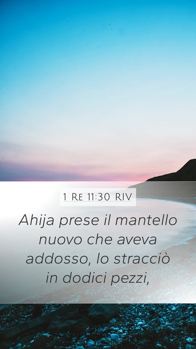 1 Re 11:30 RIV Bible Verse Image