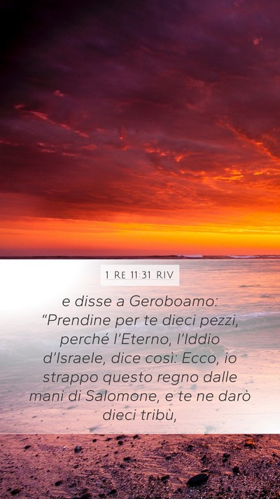 1 Re 11:31 RIV Bible Verse Image