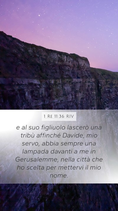 1 Re 11:36 RIV Bible Verse Image