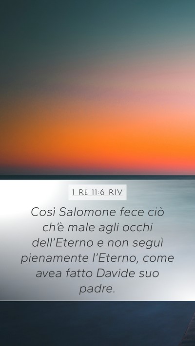 1 Re 11:6 RIV Bible Verse Image