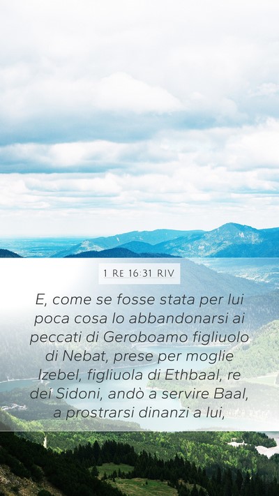 1 Re 16:31 RIV Bible Verse Image