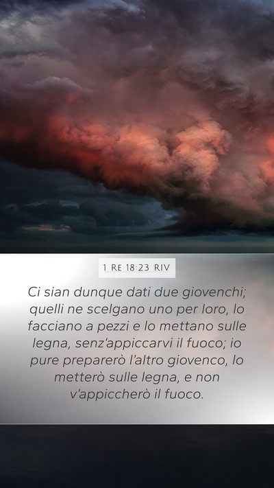 1 Re 18:23 RIV Bible Verse Image