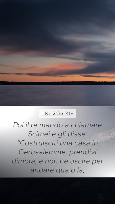 1 Re 2:36 RIV Bible Verse Image