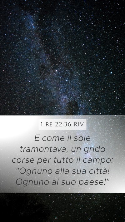 1 Re 22:36 RIV Bible Verse Image