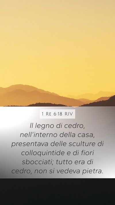 1 Re 6:18 RIV Bible Verse Image