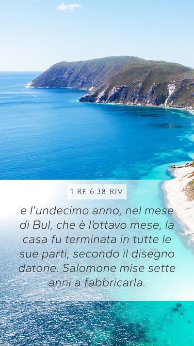 1 Re 6:38 RIV Bible Verse Image