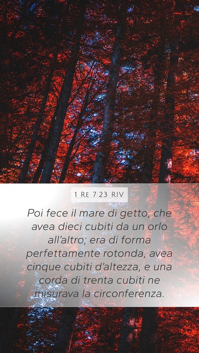 1 Re 7:23 RIV Bible Verse Image