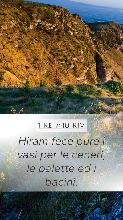1 Re 7:40 RIV Bible Verse Image