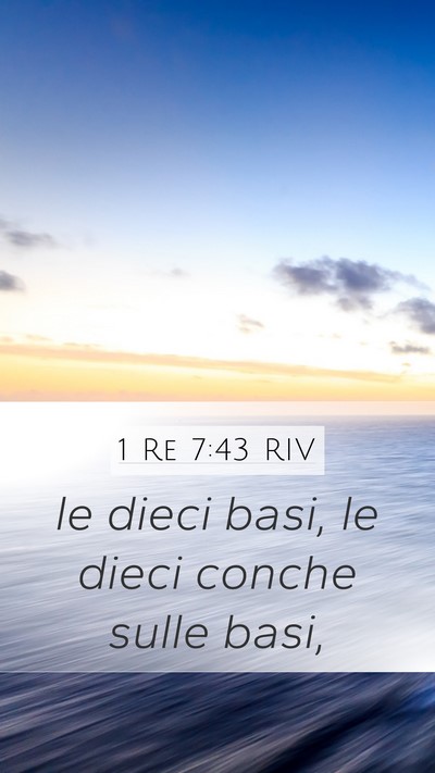 1 Re 7:43 RIV Bible Verse Image
