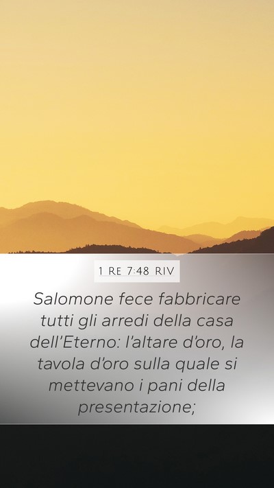 1 Re 7:48 RIV Bible Verse Image