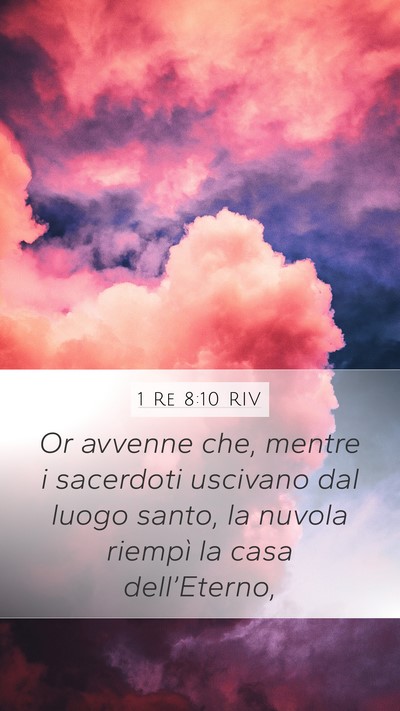 1 Re 8:10 RIV Bible Verse Image