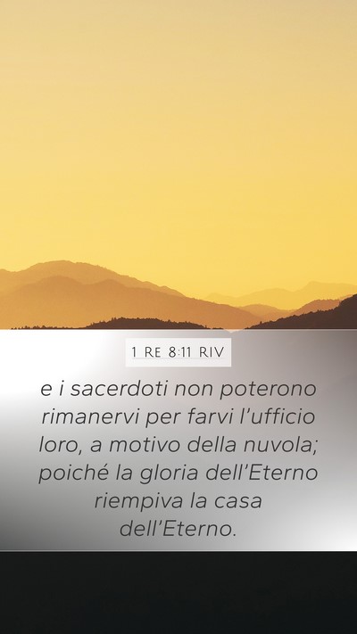 1 Re 8:11 RIV Bible Verse Image