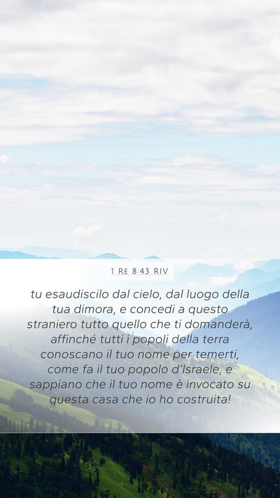 1 Re 8:43 RIV Bible Verse Image