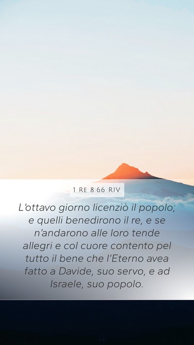 1 Re 8:66 RIV Bible Verse Image