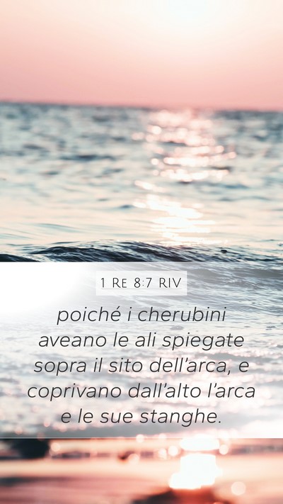 1 Re 8:7 RIV Bible Verse Image