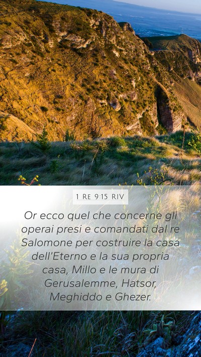 1 Re 9:15 RIV Bible Verse Image