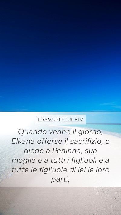 1 Samuele 1:4 RIV Bible Verse Image