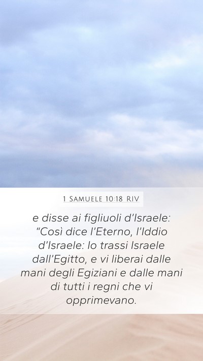 1 Samuele 10:18 RIV Bible Verse Image