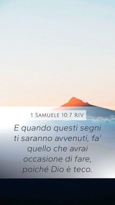 1 Samuele 10:7 RIV Bible Verse Image