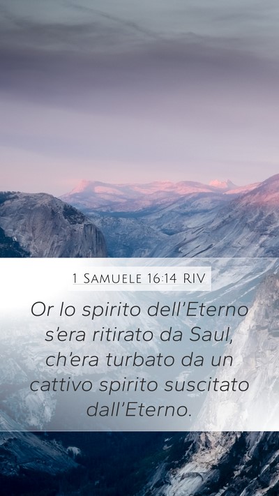 1 Samuele 16:14 RIV Bible Verse Image