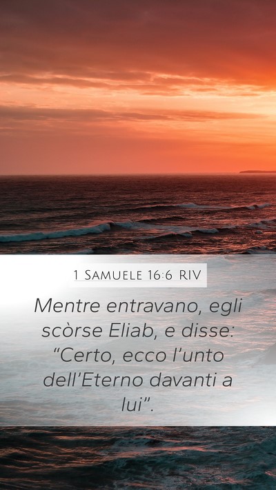 1 Samuele 16:6 RIV Bible Verse Image
