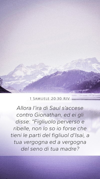 1 Samuele 20:30 RIV Bible Verse Image