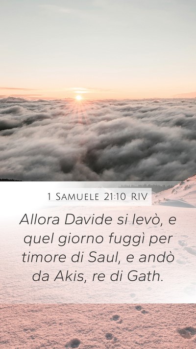 1 Samuele 21:10 RIV Bible Verse Image