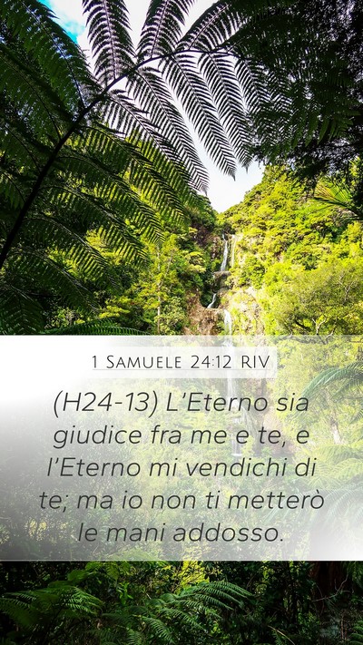 1 Samuele 24:12 RIV Bible Verse Image