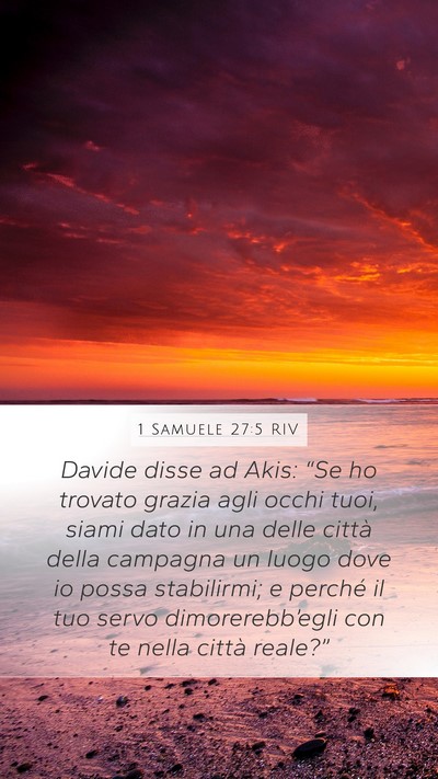 1 Samuele 27:5 RIV Bible Verse Image