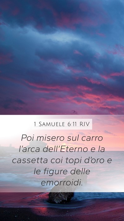 1 Samuele 6:11 RIV Bible Verse Image