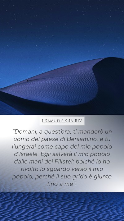 1 Samuele 9:16 RIV Bible Verse Image