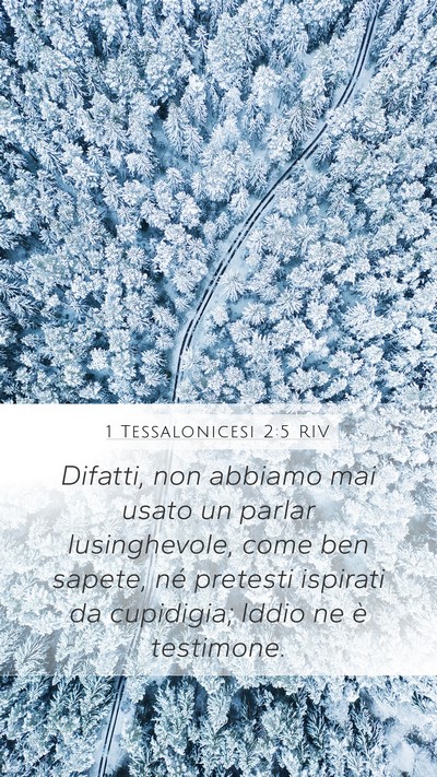 1 Tessalonicesi 2:5 RIV Bible Verse Image