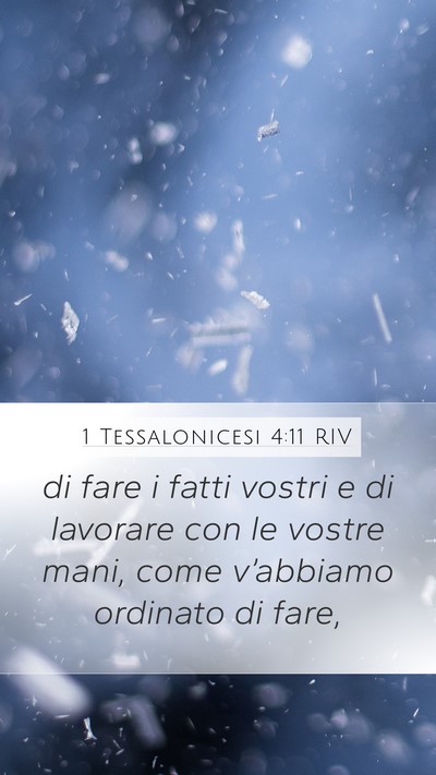 1 Tessalonicesi 4:11 RIV Bible Verse Image