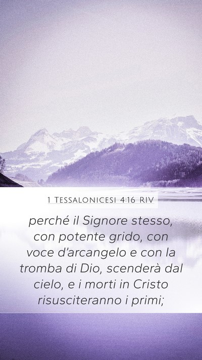1 Tessalonicesi 4:16 RIV Bible Verse Image
