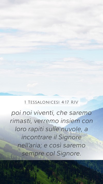 1 Tessalonicesi 4:17 RIV Bible Verse Image