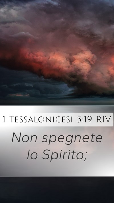 1 Tessalonicesi 5:19 RIV Bible Verse Image