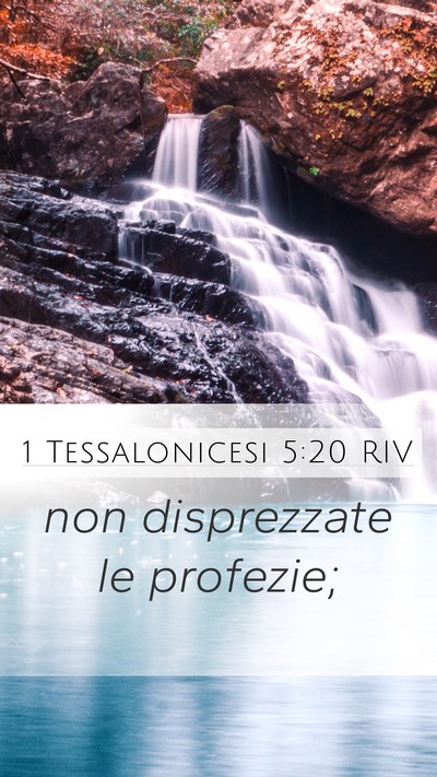 1 Tessalonicesi 5:20 RIV Bible Verse Image