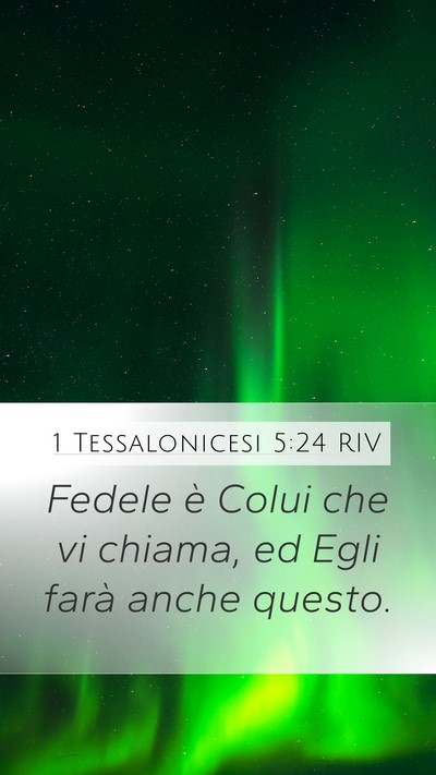 1 Tessalonicesi 5:24 RIV Bible Verse Image
