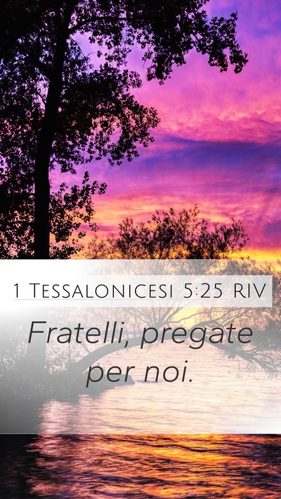 1 Tessalonicesi 5:25 RIV Bible Verse Image