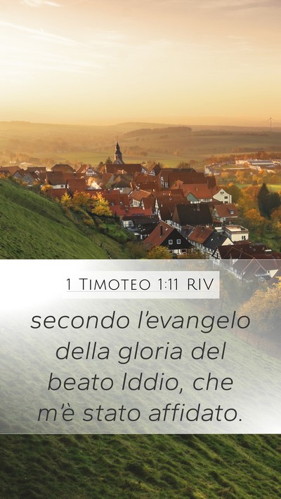 1 Timoteo 1:11 RIV Bible Verse Image