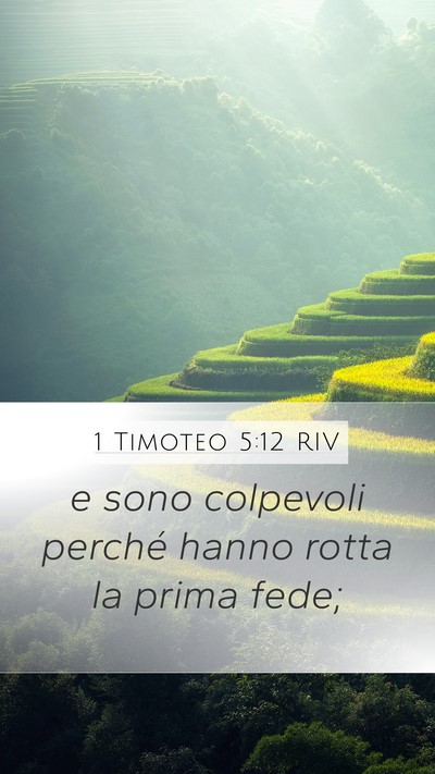1 Timoteo 5:12 RIV Bible Verse Image