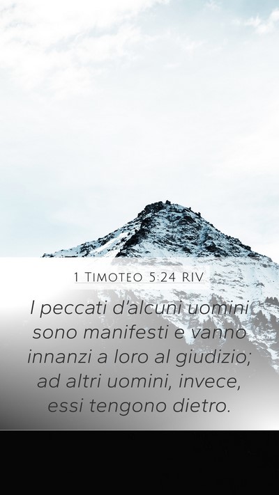 1 Timoteo 5:24 RIV Bible Verse Image