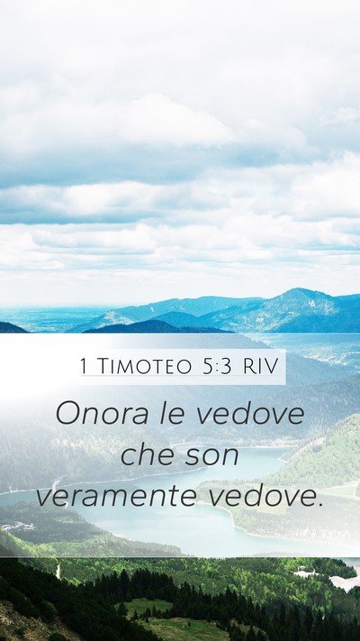 1 Timoteo 5:3 RIV Bible Verse Image