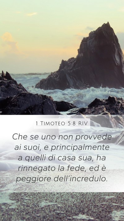 1 Timoteo 5:8 RIV Bible Verse Image