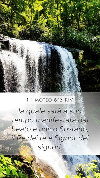 1 Timoteo 6:15 RIV Bible Verse Image