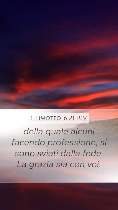 1 Timoteo 6:21 RIV Bible Verse Image