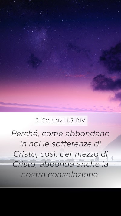 2 Corinzi 1:5 RIV Bible Verse Image