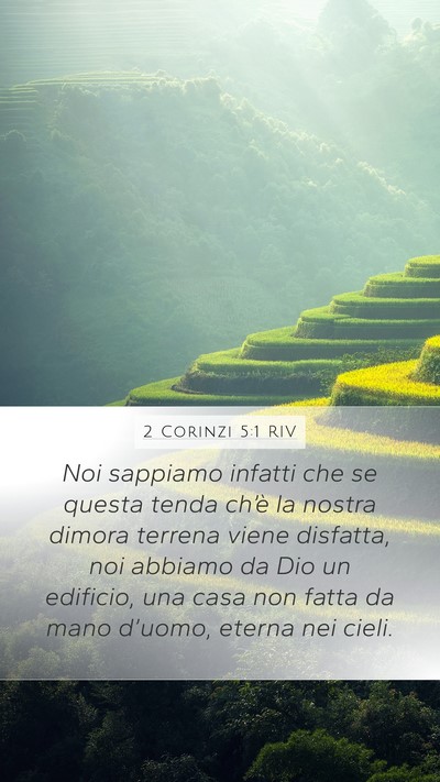 2 Corinzi 5:1 RIV Bible Verse Image