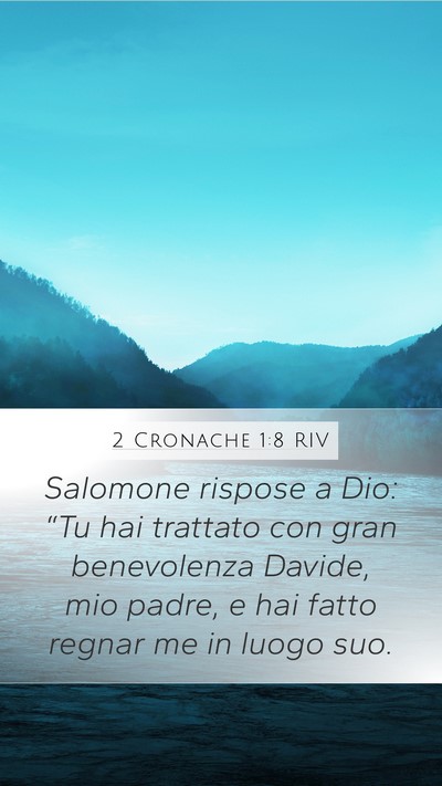 2 Cronache 1:8 RIV Bible Verse Image