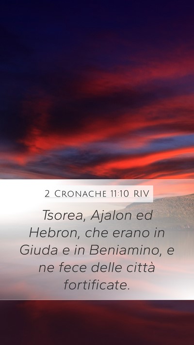 2 Cronache 11:10 RIV Bible Verse Image